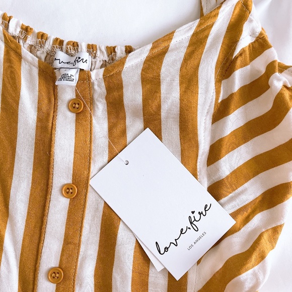 Love, Fire Flutter Cap Sleeve Sudan Dress - Picture 3 of 4